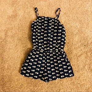Girls Victoria Beckham flower print romper Sz S